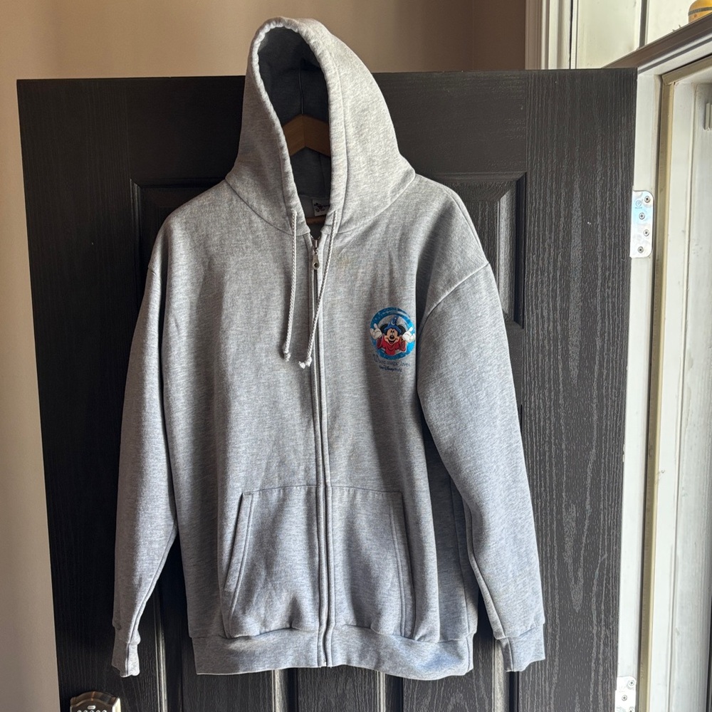 Walt Disney World Zip Sweatshirt Women’s XL Mickey Mouse Sorcerer